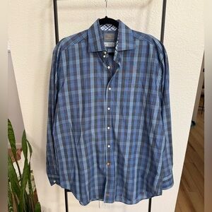 Thomas Dean Men’s Long Sleeve Dress Shirt